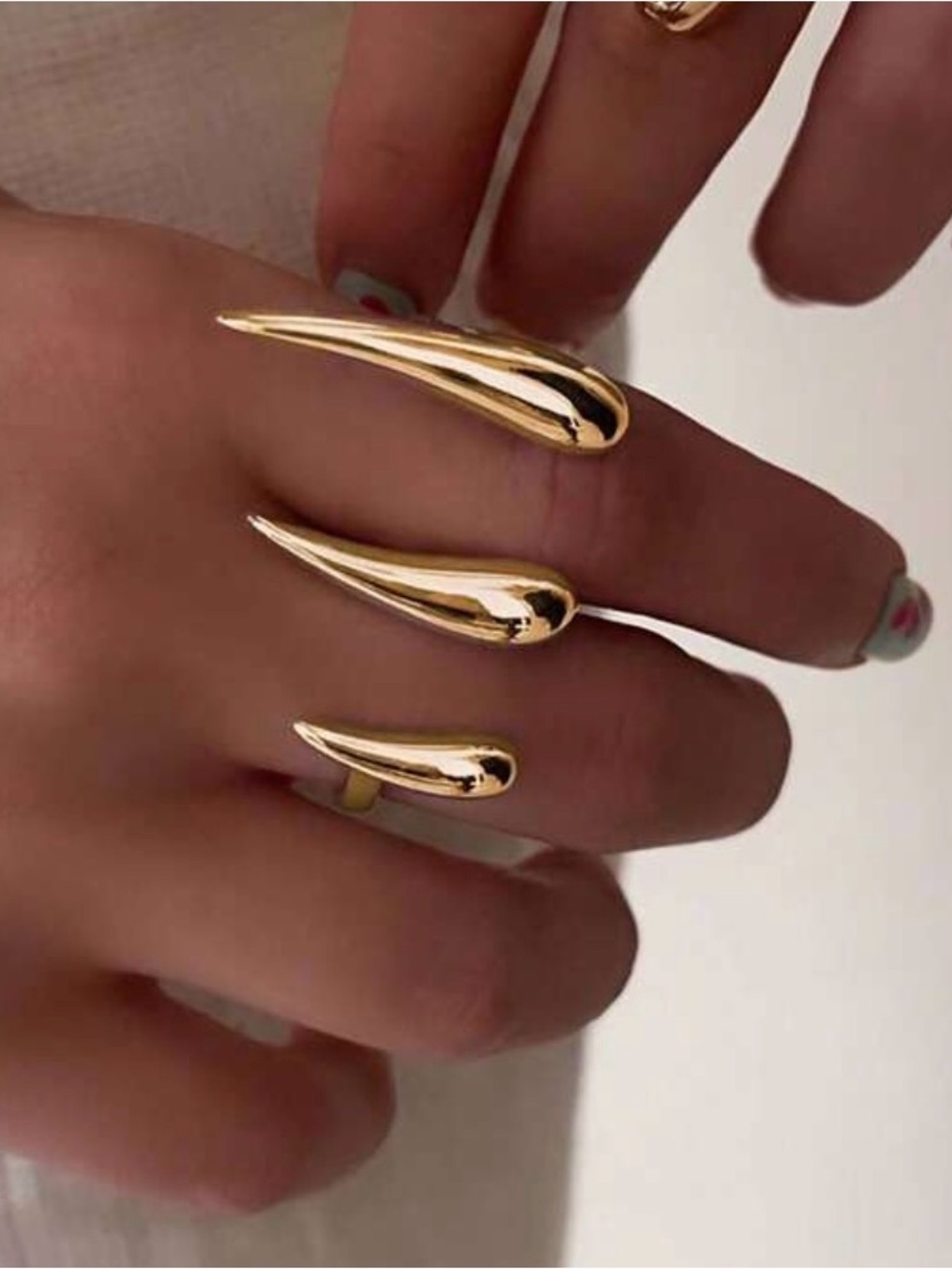 Gold Metallic Ring.